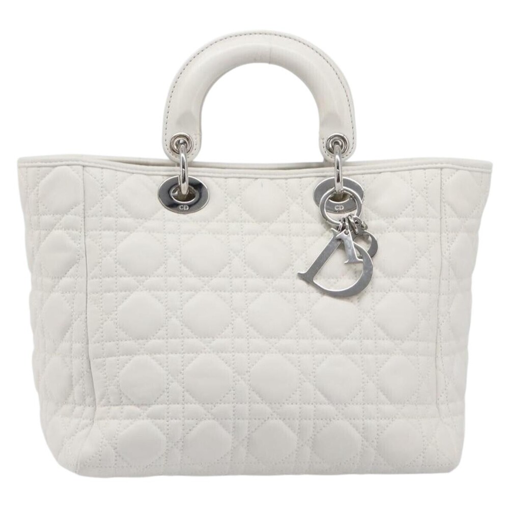 Christian Dior Lady Dior Cannage Quilt Lambskin Medium